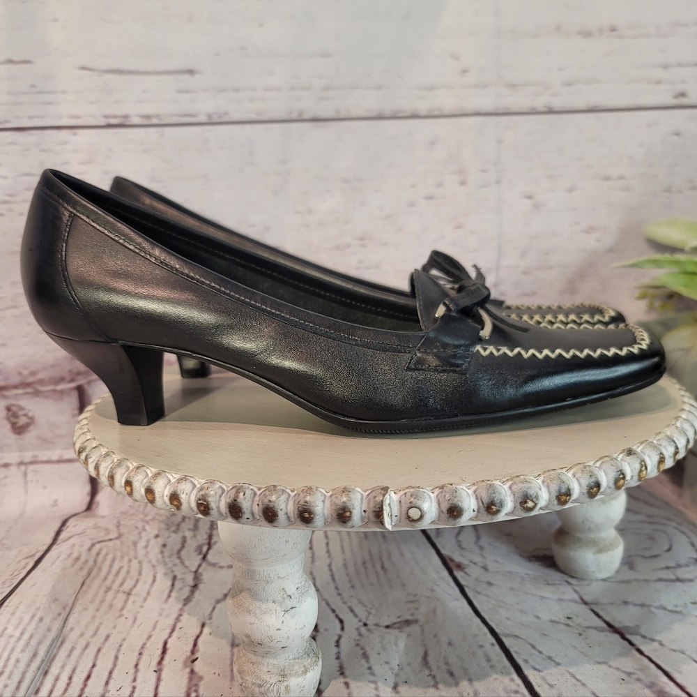Franco Sarto Black Women's Loafers Size 8.5 - Picture 4 of 14
